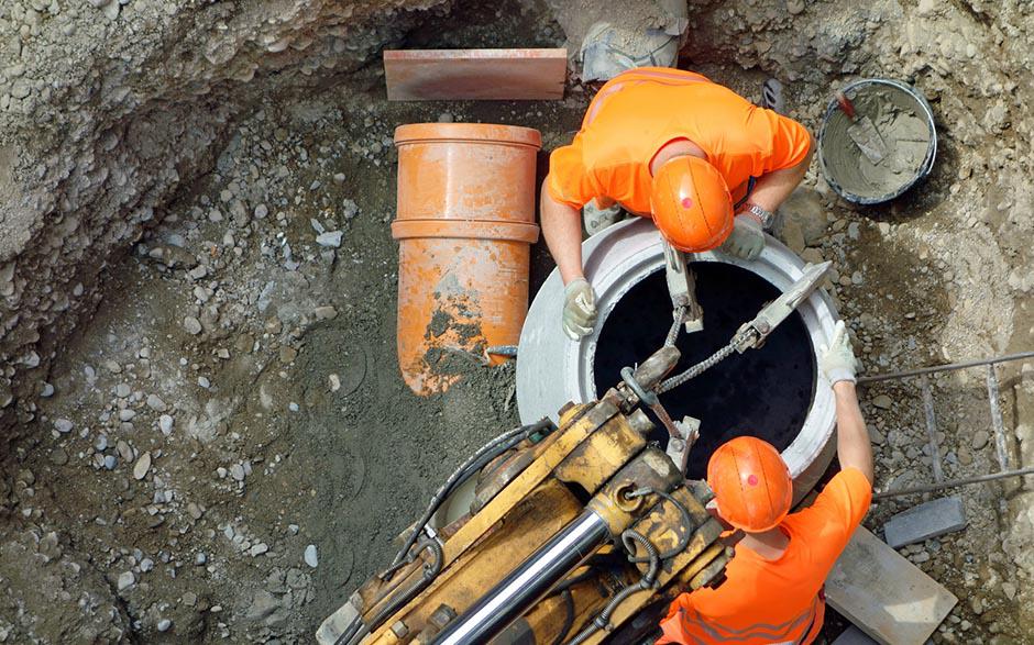 travaux assainissement Marolles-en-Brie